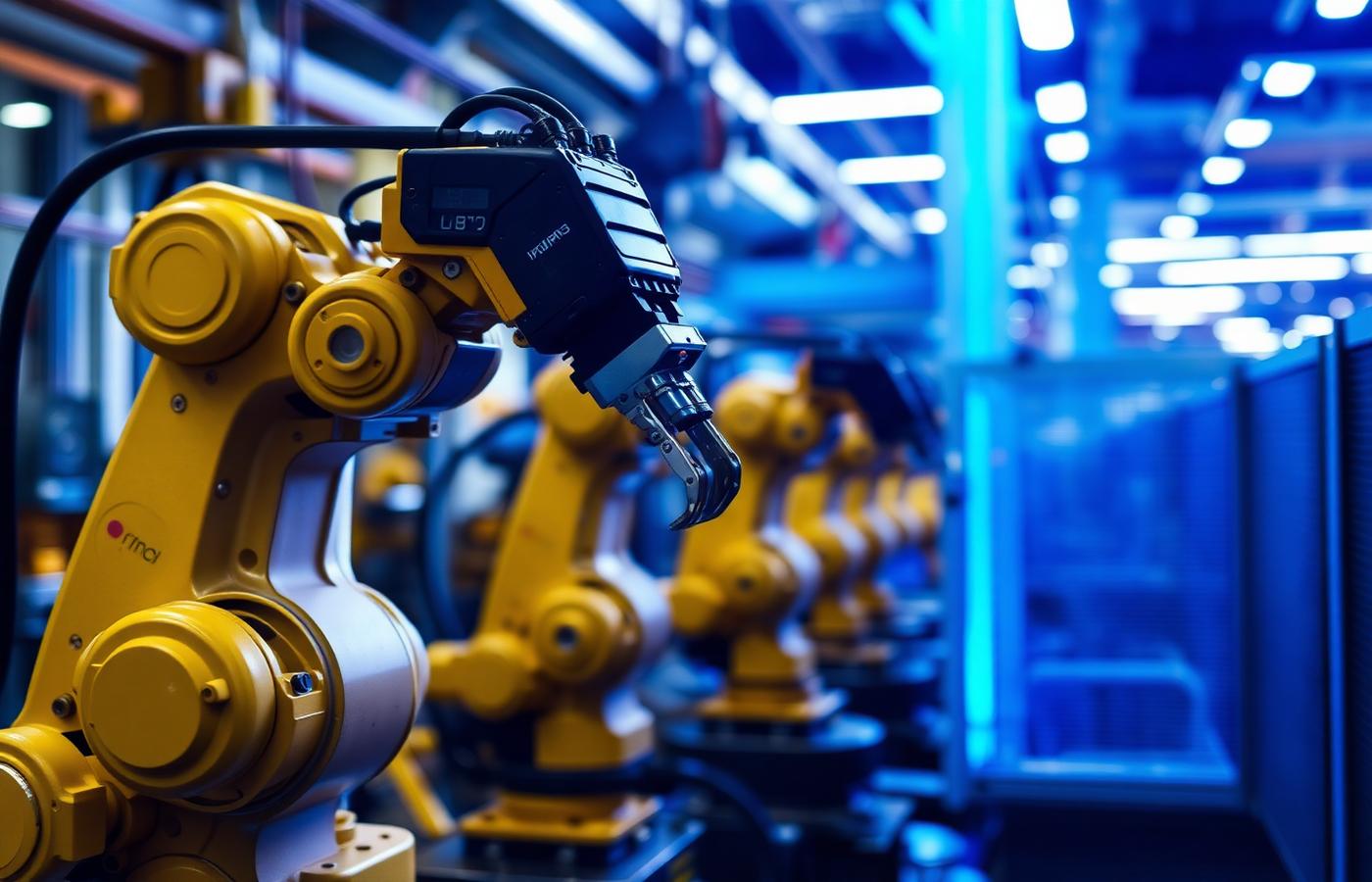 Automated robotic systems working in a production environment
